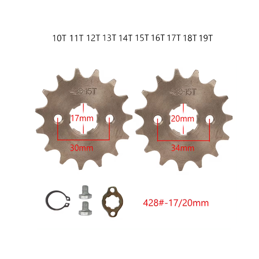 17 20mm 10T-19T Front Engine S - 428 Chain recension och pris