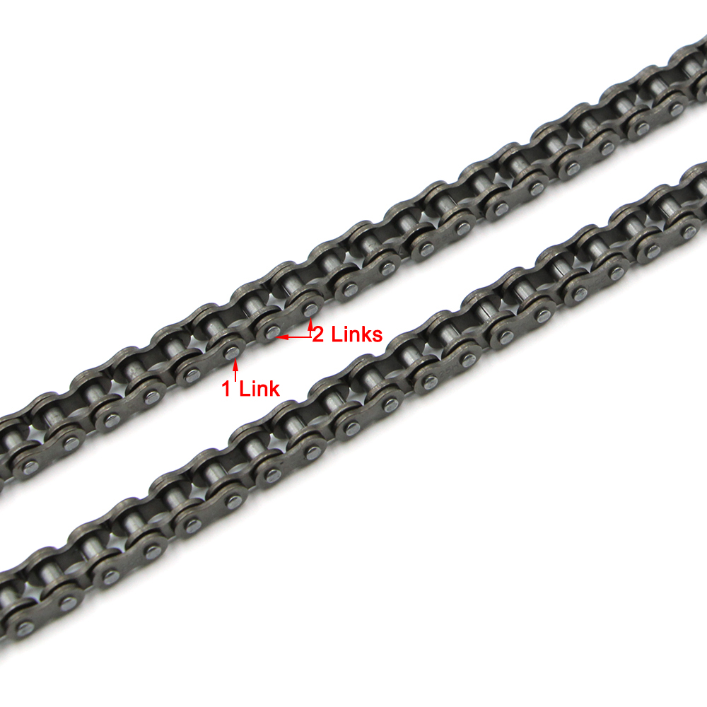 25H Roller Chain 132 Links Wit - Master Link Chain recension och pris